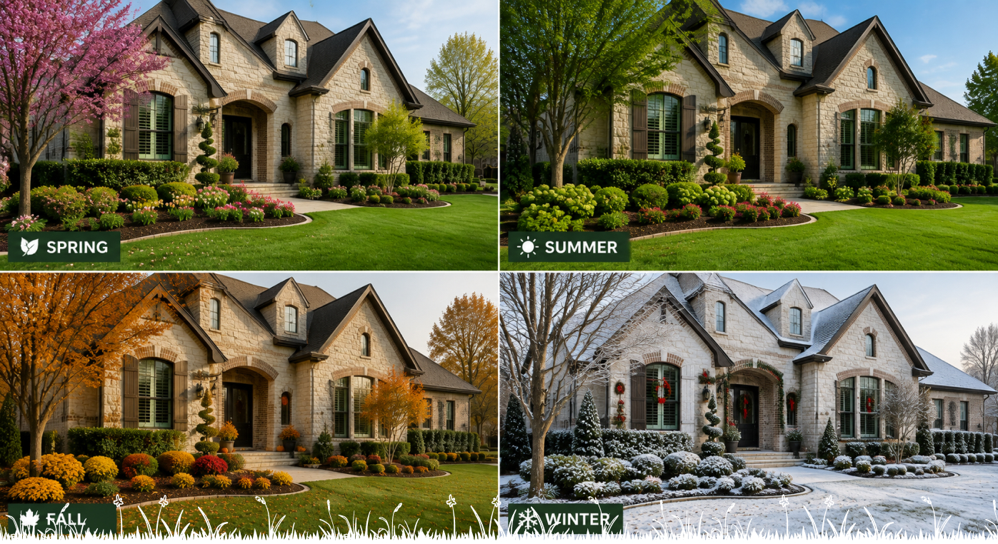 Seasonal Lawn Care in North Texas: How to Prepare Your Property for Every Season