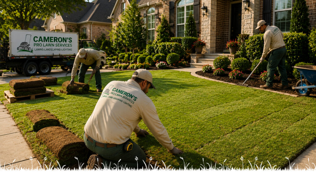 Sod installation services