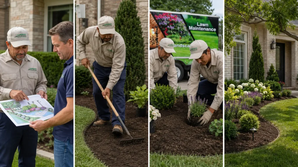 Professional lawn care and landscaping consultation