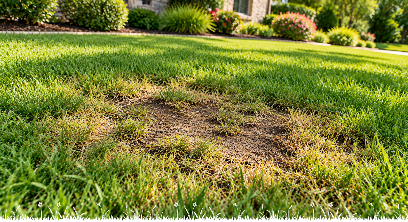Why Your Lawn Has Bare Spots after Summer in North Texas